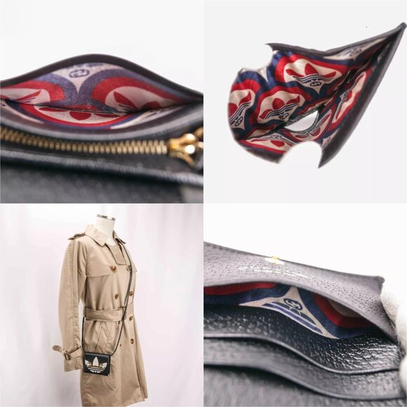 Authentic Gucci x Adidas Card Case 2 way mini purse with Horsebit - Picture 14 of 14